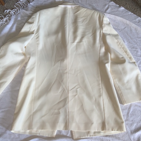 After six ivory white tuxedo jacket size 46 - Picture 7 of 8